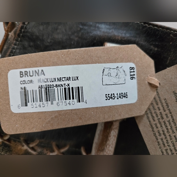 BED STU Bruna Black Nectar Lux LEATHER Handbag Purse Tote NWT AUTHENTIC - Picture 12 of 13